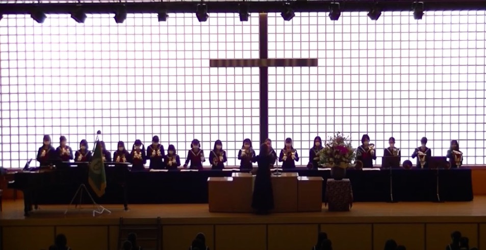 3月13日(土) 第74回 遺愛女子中学校の『卒業礼拝式』が執り行われました。