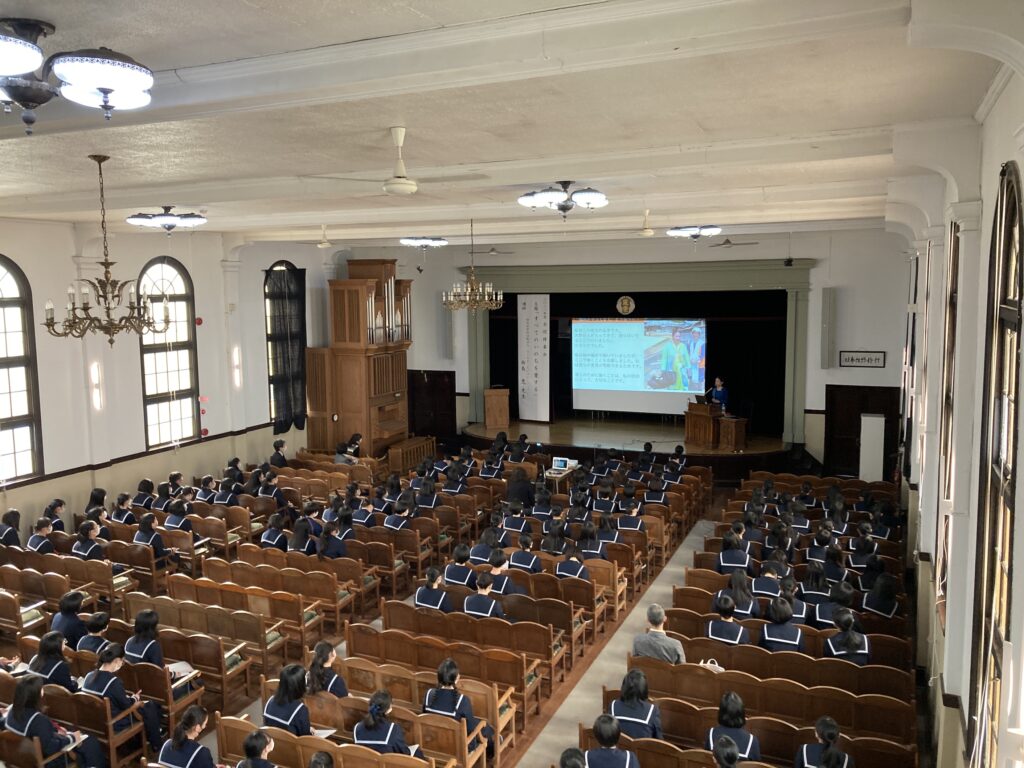 10月27日(水)遺愛女子中学高等学校『全校修養会』が開催されました。