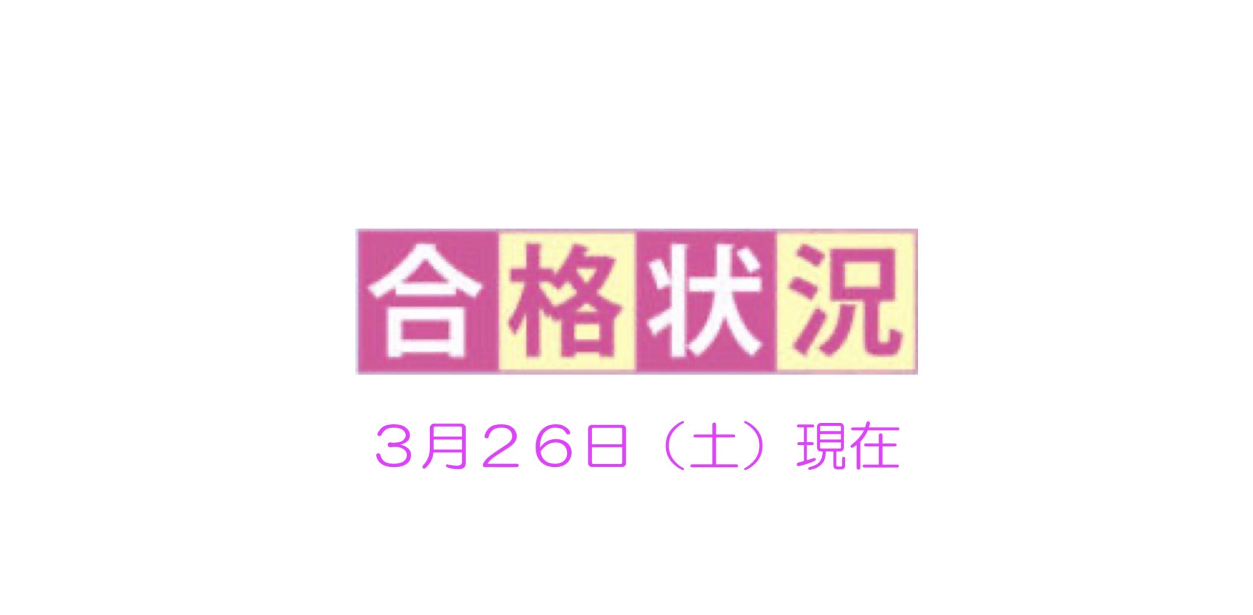 2022年度遺愛進路合格状況（2022年3月26日現在）