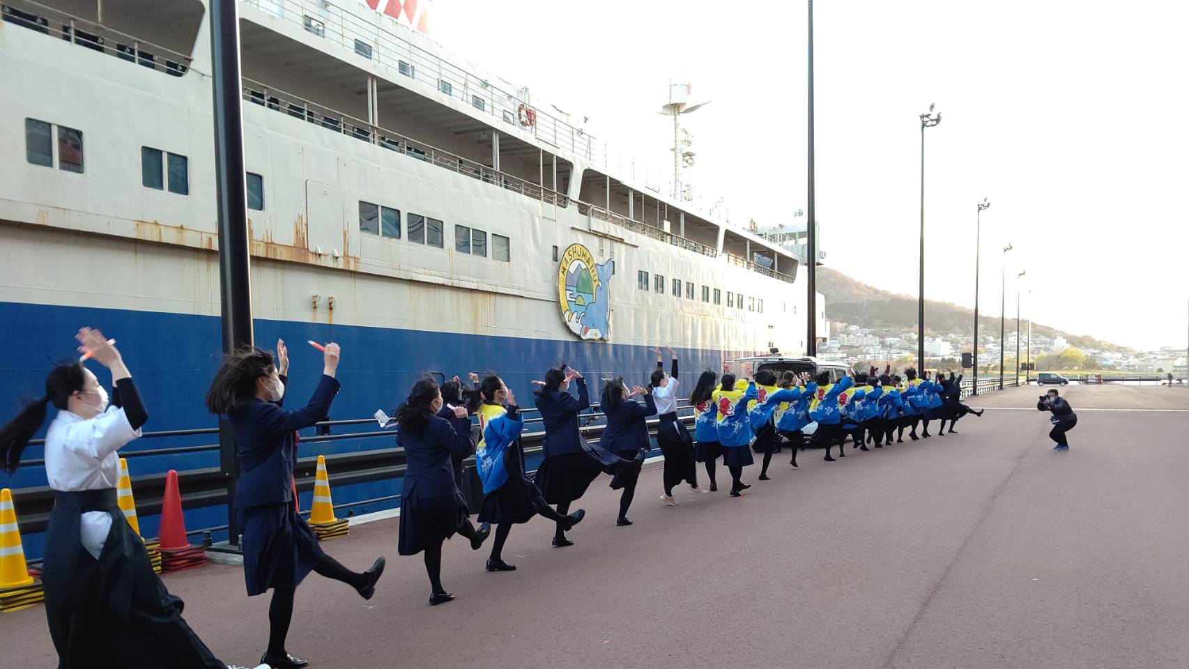 4月22日（土）豪華客船『ウェステルダム』のお客様をお迎えしてのボランティアを実施しました。