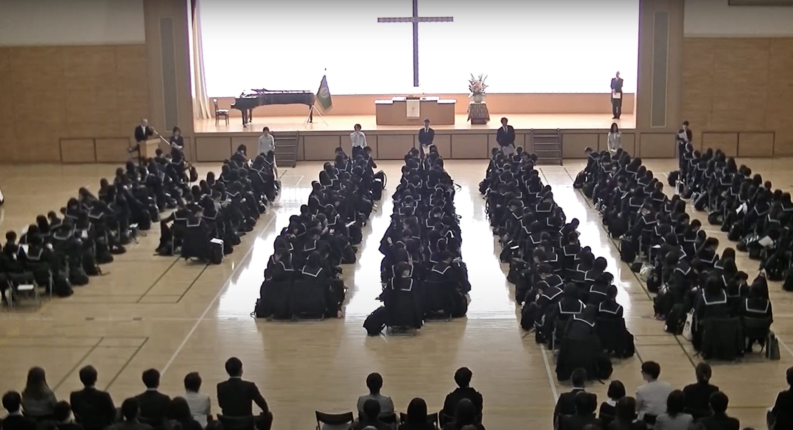 4月6日(土)遺愛女子中学・高等学校の『入学礼拝式』が挙行されました。