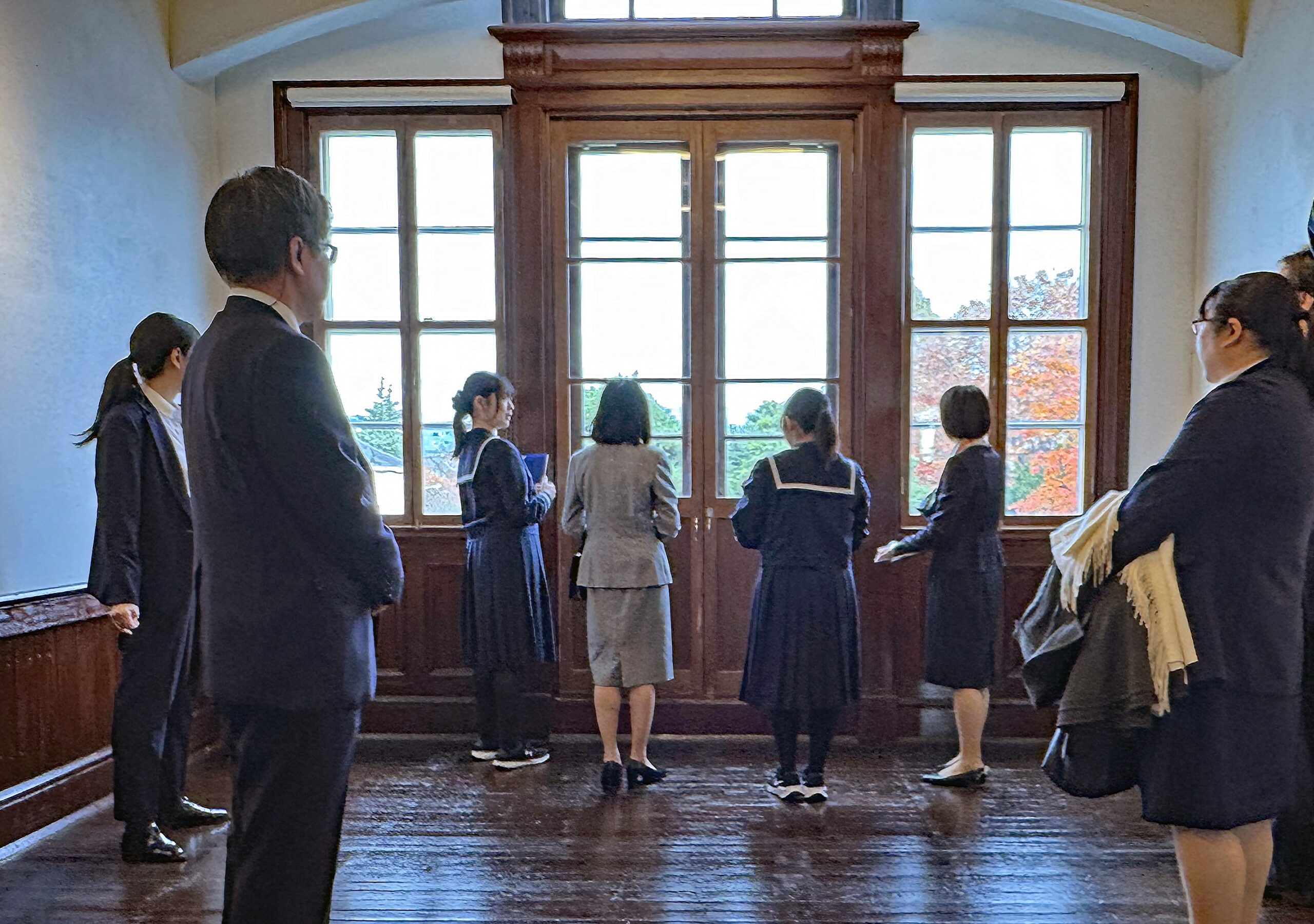 三笠宮家 彬子女王殿下　遺愛女子高校ご来校