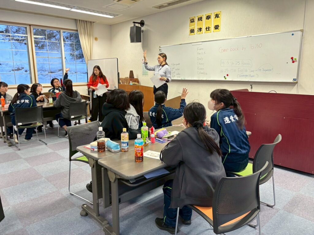 中学1年生が1月29日から30日にかけて、1泊2日の『English Camp』に参加しました！