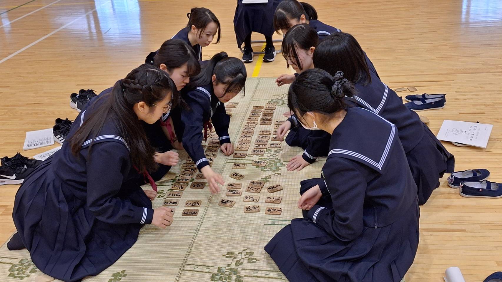 3月7日（土）、遺愛女子高等学校1年生による百人一首大会が開催されました。